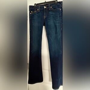True Religion Dark Blue Straight Jeans